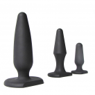 Анальная пробка ASEXO. Черный. Силиконовый. photo 2