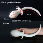 Анальная пробка "собачий хвост" 5.5 см  photo 3