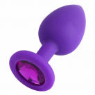 Анальная пробка. Силикон. Длина - 7,2 см. photo 1