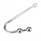 Анальный крюк с 2 шариками из нержавеющей стали Butt Plug 25 Шт photo 2