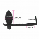 Силиконовый анальный мастурбатор с 2 кольцами для пениса и мошонки, с вибрацией photo 1