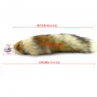 Анальная пробка. С лисим хвостом. Нержавеющая сталь. photo 4