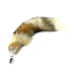 Анальная пробка. С лисим хвостом. Нержавеющая сталь. photo 5