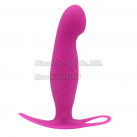 Розовый анальный вибратор, USB аккумулятор, водонепроницаемый  photo 2