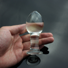 Стеклянная анальная пробка, 4.5 см photo 3