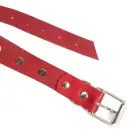 Чокер серце з великими шипами, із натуральної шкіри Art of Sex - Crystal, колір Червоний photo 4