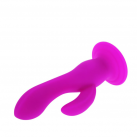 Силиконовый двойной вибратор Pretty Love с присоской, 7 режимов вибрации photo 3