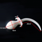 Анальные пробки хвостом из силикона, 3-6 см диаметр, светятся в темноте photo 1