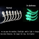 Анальные пробки хвостом из силикона, 3-6 см диаметр, светятся в темноте photo 3
