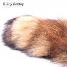 Анальная пробка. С хвостом. Нержавеющая сталь. photo 6