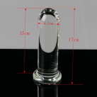 Анальная пробка стеклянная 170*45 мм  photo 3