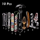 Анальные стимуляторы 10 Шт. Pyrex  photo 1