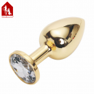 Анальная пробка. Цвет золотой. Размер S. photo 2