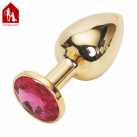 Анальная пробка. Цвет золотой. Размер S. photo 5