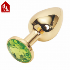 Анальная пробка. Цвет золотой. Размер S. photo 3