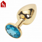 Анальная пробка. Цвет золотой. Размер S. photo 4