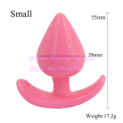 Анальная пробка. Силикон. Водонепроницаемый. Вес: 17,2 гр. photo 3