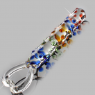 Анальная пробка стеклянная разноцветная photo 1