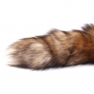 Металлическая анальная пробка с хвостом photo 4