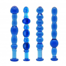 Набор стеклянных анальных пробок, 4 шт. photo 2