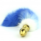 Анальная пробка-хвостик разноцветная photo 3