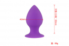 Силиконовая анальная пробка photo 3