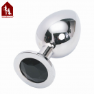 Анальний затор Davidsource Jeweled Metal Silver, 100х39 мм photo 4