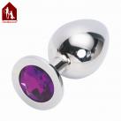 Анальний затор Davidsource Jeweled Metal Silver, 100х39 мм photo 5