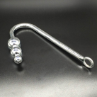 Серебристая анальная пробка Kirsite, 520 гр, 20 мм/30 мм/35 мм photo 3