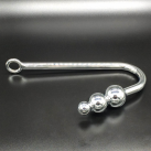 Серебристая анальная пробка Kirsite, 520 гр, 20 мм/30 мм/35 мм photo 2