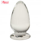 Анальная пробка из стекла, 8х4 см photo 2