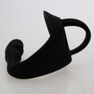 Масажер простати із силікону, колір чорний photo 5