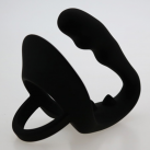 Масажер простати із силікону, колір чорний photo 4