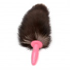 Силиконовая анальная пробка-хвостик photo 3