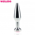 Анальная пробка с цветным кристаллом в ассортименте photo 3