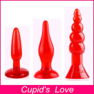 Набор анальных пробок силиконовых. 3 шт. photo 2