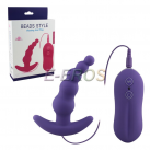 Анальная пробка. С вибрацией. 10 режимов. Силикон. photo 1