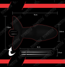 Силиконовая анальная пробка Lovetoy, 10 режимов вибрации photo 1