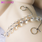 Мини анальные бусы из прозрачного стекла photo 1