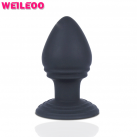 Силиконовая анальная пробка с присоской, 95х50 мм photo 2