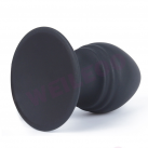 Силиконовая анальная пробка с присоской, 95х50 мм photo 6