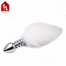 Анальная пробка. С хвостом кролика. Длина 10 см. photo 1