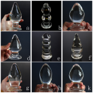 Набор анальных пробок стеклянных photo 3