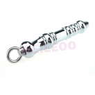 Фаллоимитатор алюминиевый с выдвижным кольцом photo 3