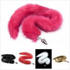 Силиконовая анальная пробка с огромным хвостом Butt Plug 75 см  photo 2