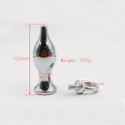 Анальная пробка. Металл. С кольцом.  photo 2