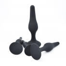 Силиконовый анальные пробки 4 шт. photo 4