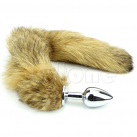 Силиконовая анальная пробка с хвостом Butt Plug photo 2