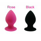 Большая силиконовая анальная пробка Butt Plug  photo 5