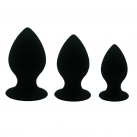 Большая силиконовая анальная пробка Butt Plug  photo 2